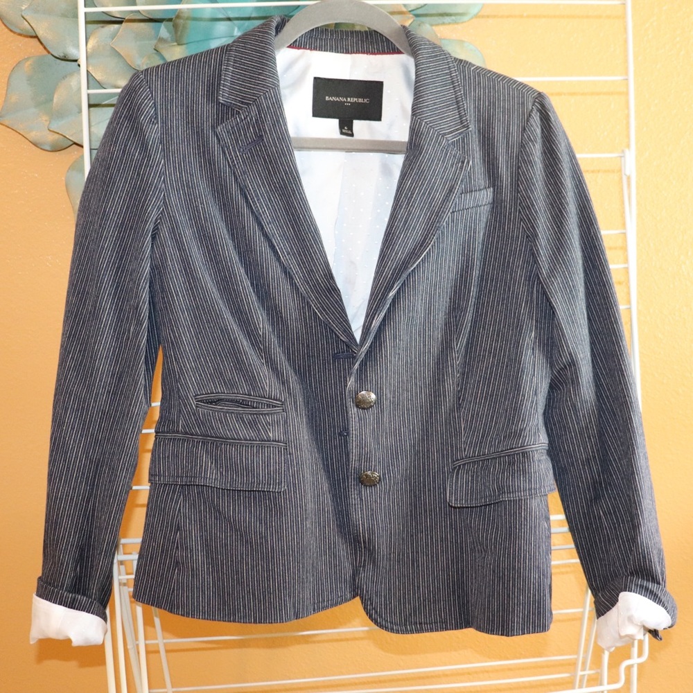 Blazer thick striped